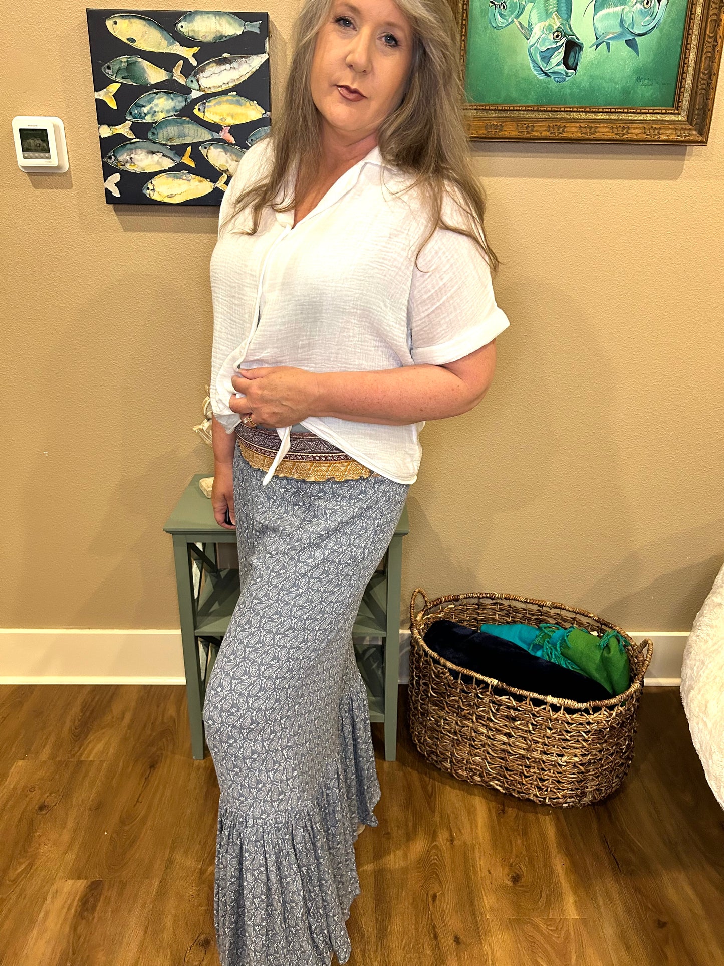 Paisley Palazzo Pants - Sweetwater Boutique