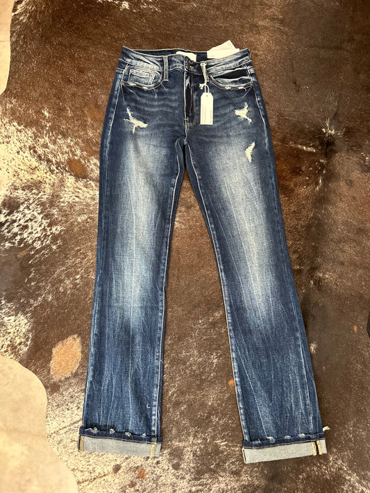 Mid Rise Straight Leg - Sweetwater Boutique 