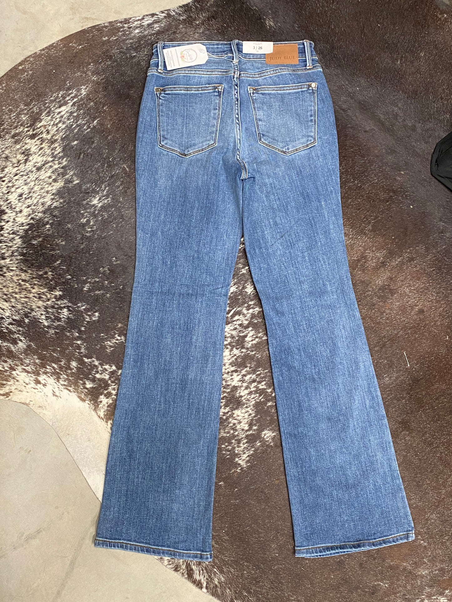 Medium Rise Button-Fly Bootcut - Sweetwater Boutique 