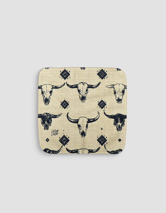 Bull Skulls Dishcloth