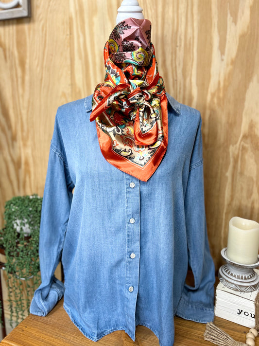 Red That's So 70's Paisley - Sweetwater Boutique 