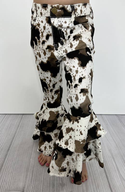 Children's Cowhide Denim Flares