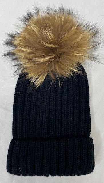 Beanie With The Fur - Sweetwater Boutique 