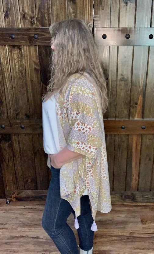 Green Kimono - Sweetwater Boutique 
