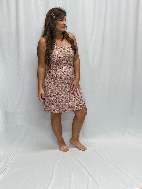 Pink Multi Dress - Sweetwater Boutique 