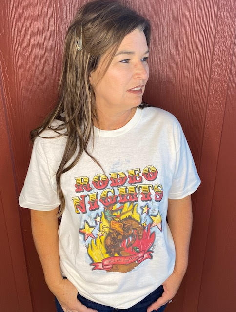 Rodeo Nights Tee - Sweetwater Boutique 