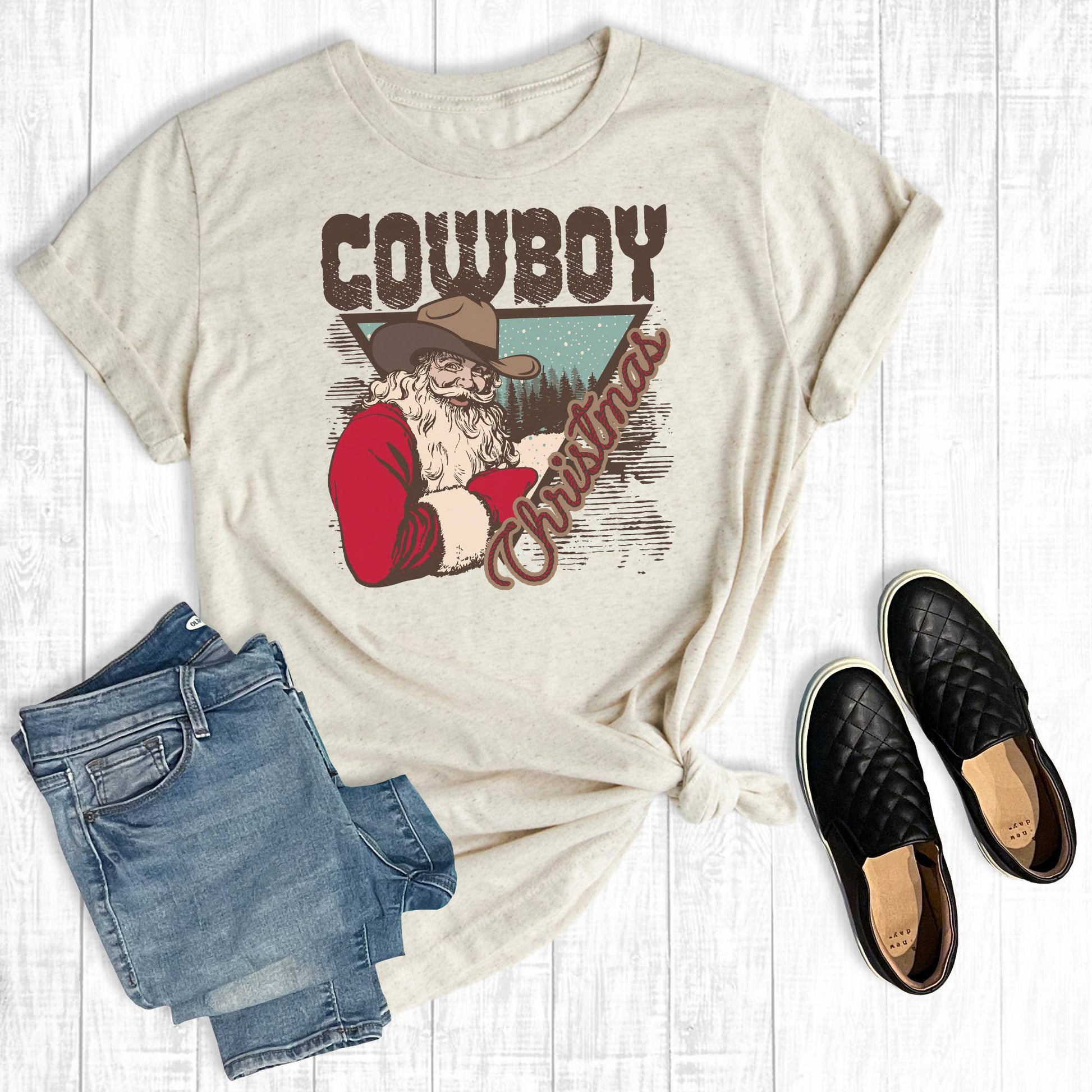Cowboy Christmas Santa - Sweetwater Boutique 