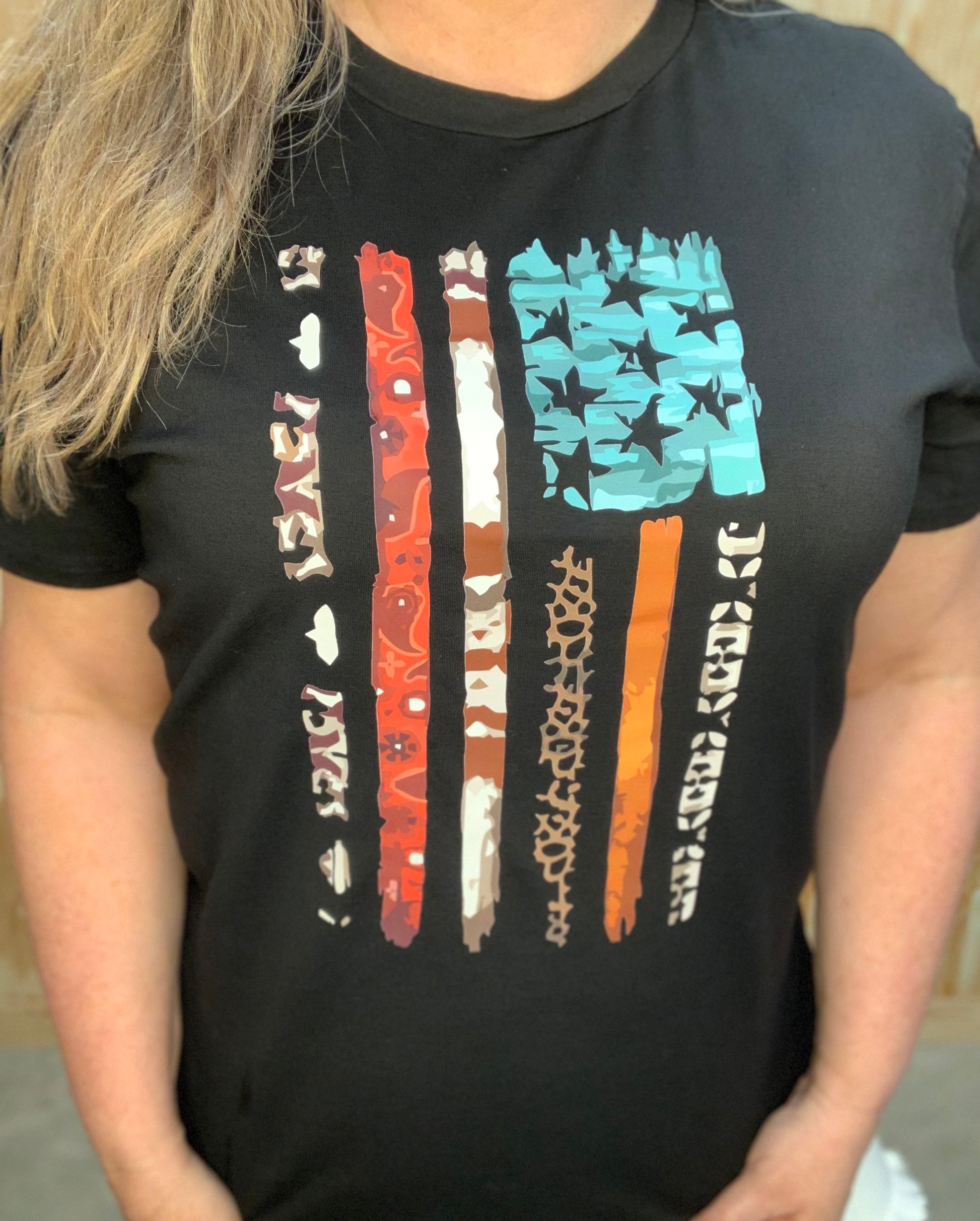 Western Flag Tee - Sweetwater Boutique 